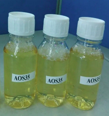 Sodyum C14-16 Olefin Sülfonat Aniyonik Yüzey Etkinlikleri CAS68439-57-6 Renksiz Sarışın Açık Sıvı
