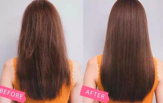 Hidrolize Keratin Değiştirilmiş Proteinler Doğal Saç Bakımı Açık Sarı Şeffaf Sıvı