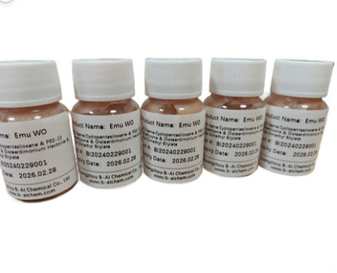 Cyclopentasiloxane &amp; PEG-10 Dimethicone &amp; Disteardimonium Hectorite &amp; Silica Dimethyl Silylate Renkli Kozmetikler için